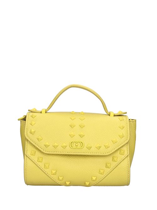 Borsa mini Frivolous in pelle e borchie LA CARRIE | 141P-LV-181-TBLGIALLO